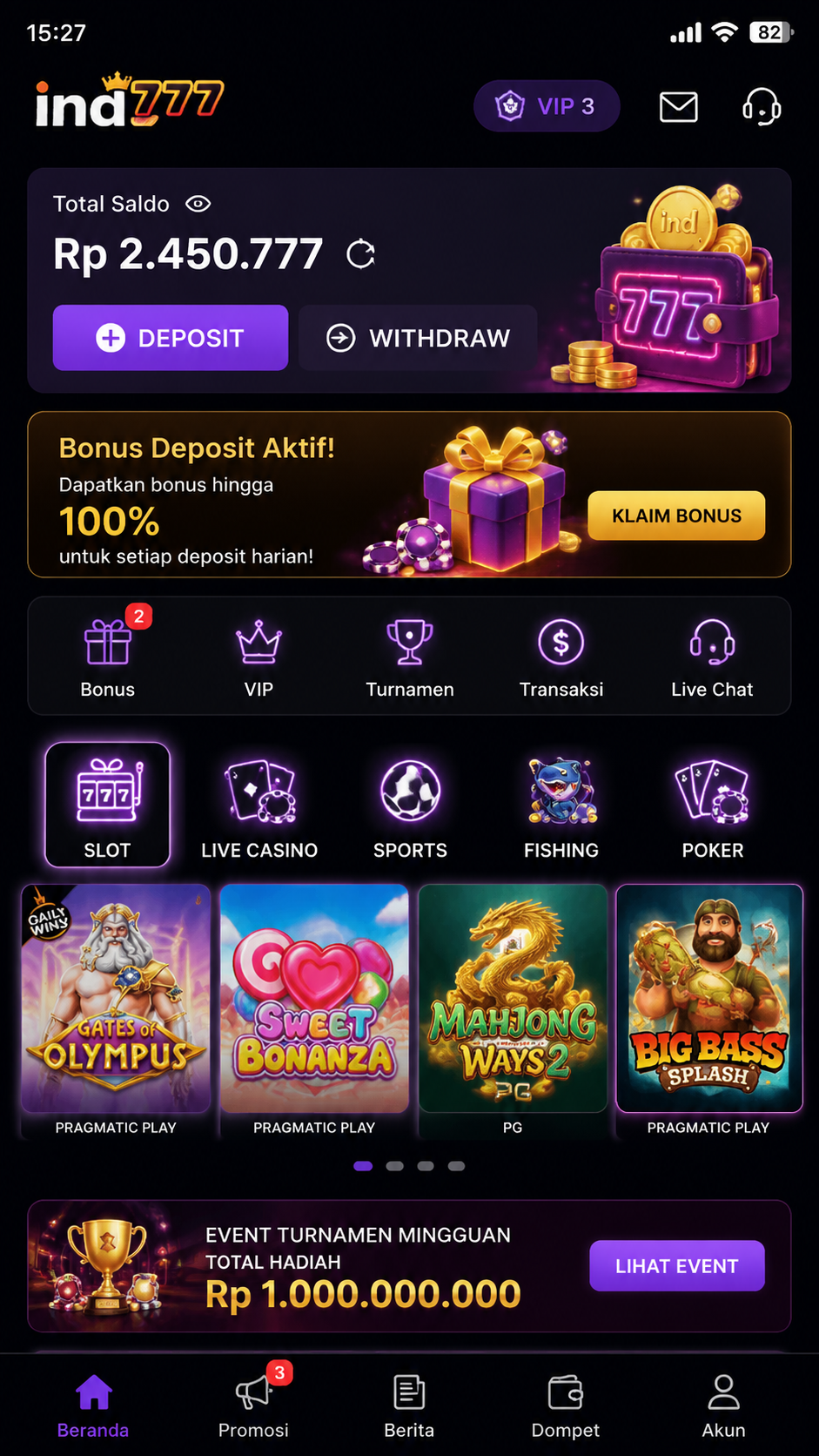 Screenshot 3 ind777